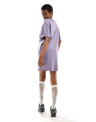 purple nike t shirt dress Nike Essentials t-shirt dress in purple