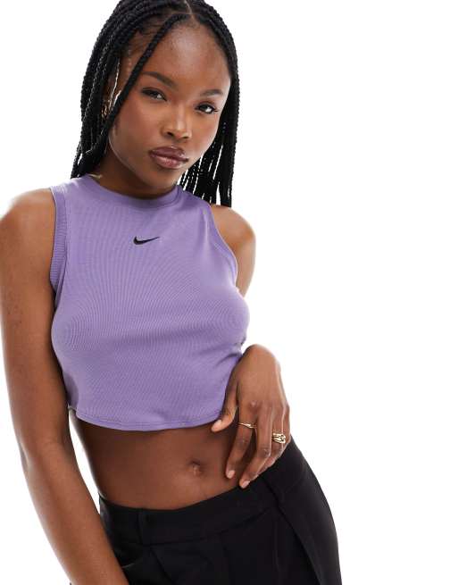 Purple nike tank top best sale