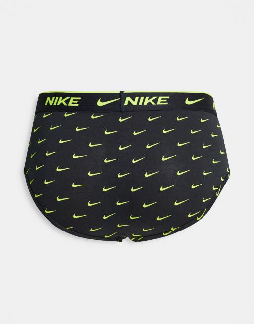 Nike Everyday Cotton Stretch 3 pack briefs in black