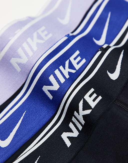 Nike Everyday Cotton Stretch 3 pack briefs in black with Nike Everyday Cotton Stretch 3 pack briefs in black with