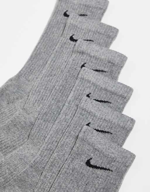 Grey nike shop socks 6 pack