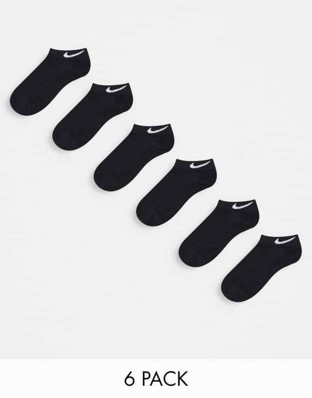 Nike Everyday Cushioned 6 pack socks in black