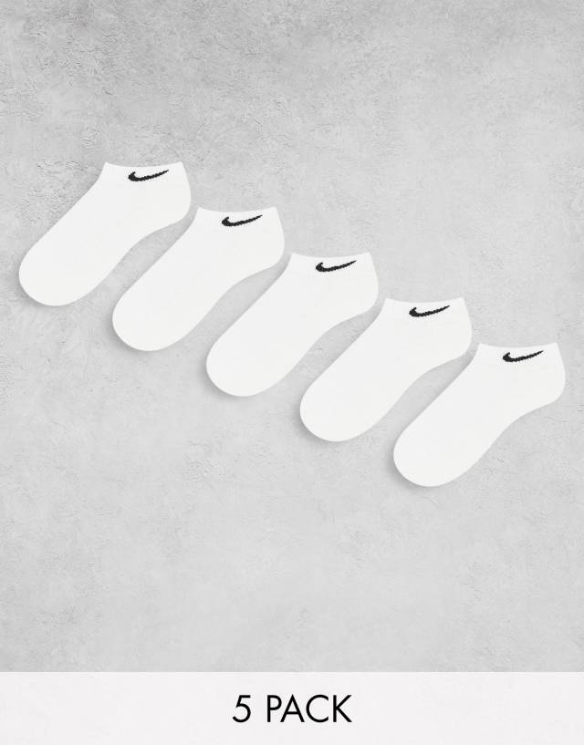 Nike Everyday Cushioned 6 pack socks in white