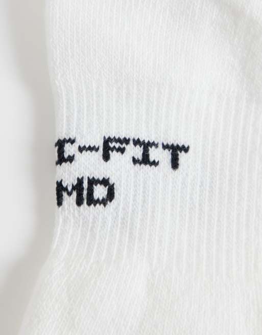 Nike Everyday Elevated 3er-Pack Crew-Socken in Weiß, 3 von 3