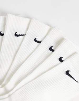 Nike Everyday Elevated 6 pack crew socks in white