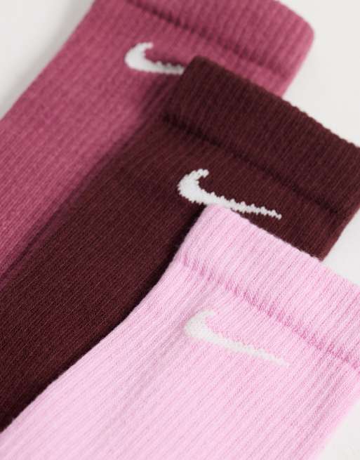 Nike Everyday Elevated lot de 3 paires de chaussettes multicolores, 3 de 3