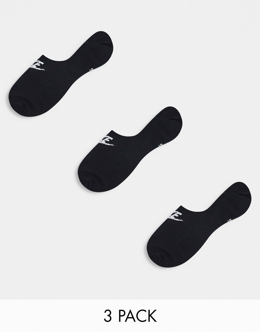 Nike Everyday Essential 3 pack crew socks in multi-Black