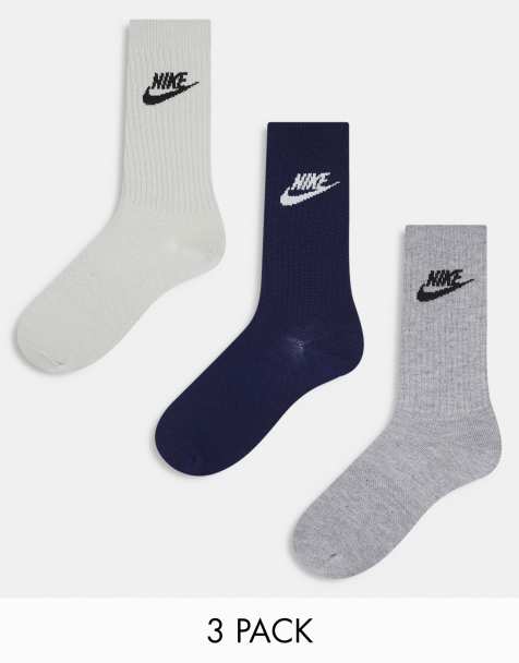 Nike Everyday Essential 3 pack crew socks in multi - view 1