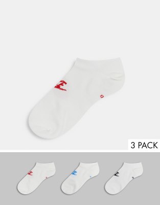 nike no show socks white