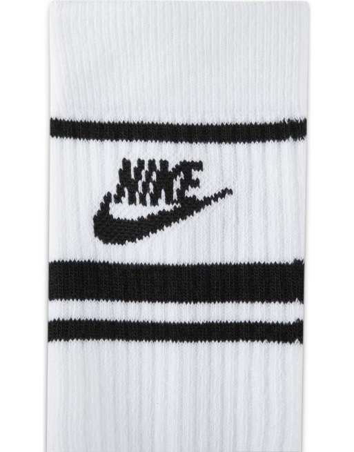 Nike Everyday Essential 3 pack socks in white/black , 3 of 4