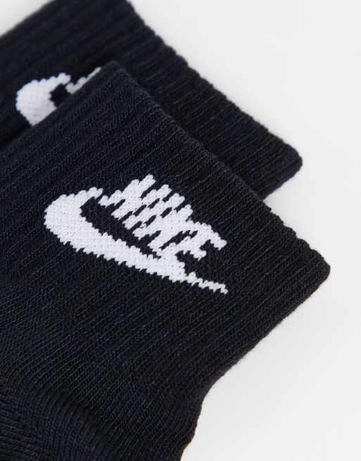 Nike Everyday Essential ankle sock pack in black white ASOS