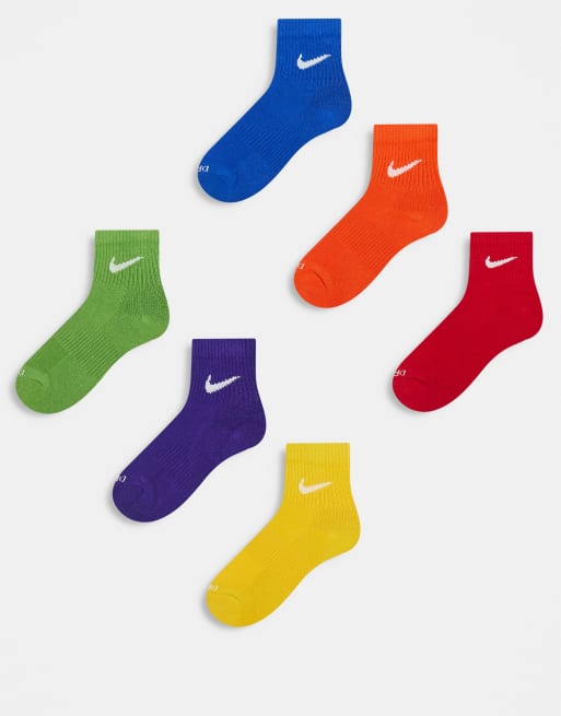 Nike - Everyday Essential - Confezione da 6 paia di calzini multicolore