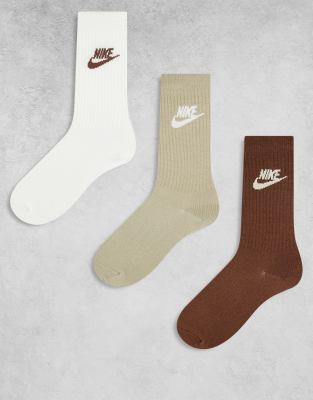 Nike - Everyday Essential - Lot de 3 paires de chaussettes de sport - Multicolore