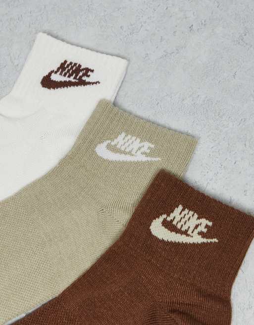 Nike - Everyday Essential - Lot de 3 paires de chaussettes de sport - Multicolore, 3 de 3