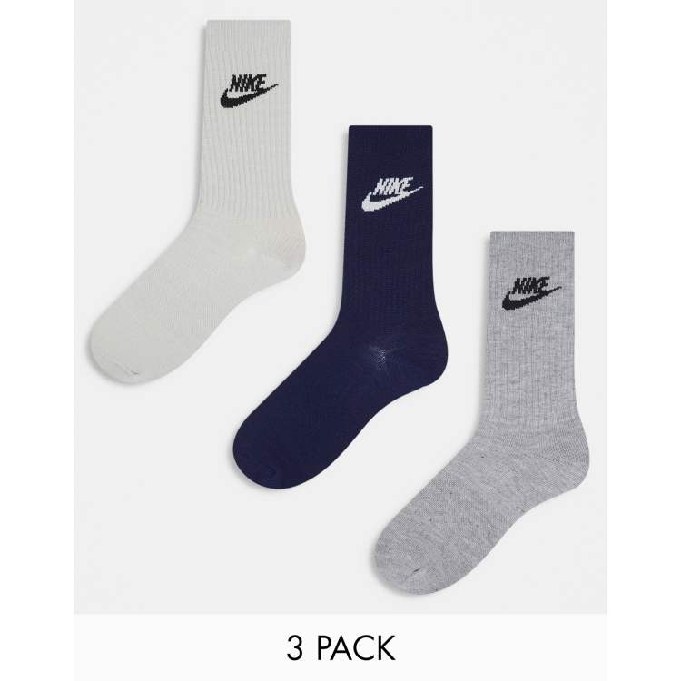 Lot De 3 Paires De Chaussettes Nike Noir