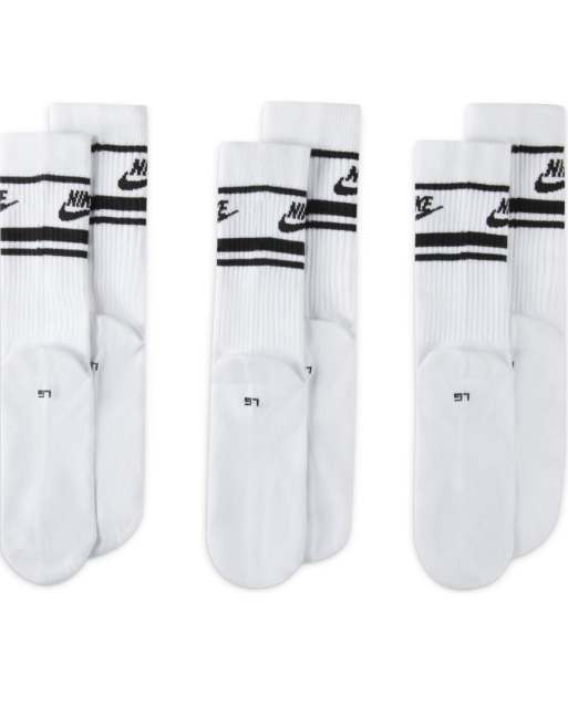 Nike - Everyday Essential - Pakke med 3 par sokker i hvid/sort , 2 af 4