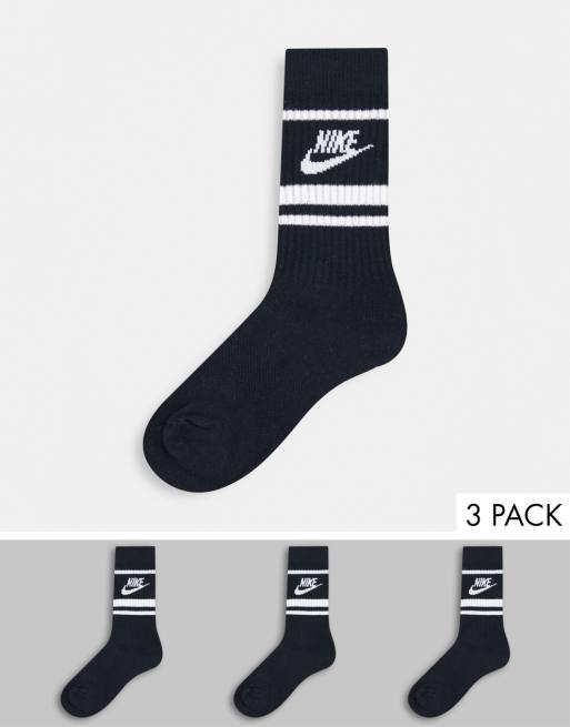 Nike - Everyday Essential - Pakke med 3 par sorte sokker 