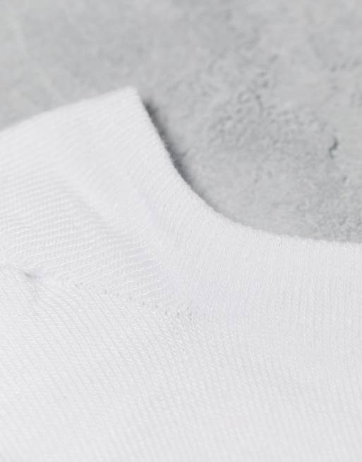 Nike - Everyday Essentials - Pakke med 3 par hvide usynlige sokker med logoprint i forskellige farver, 3 af 4