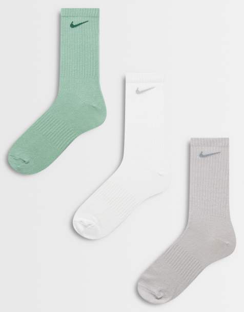 Nike Everyday Lightweight 3 pack crew socks in multi - view 1