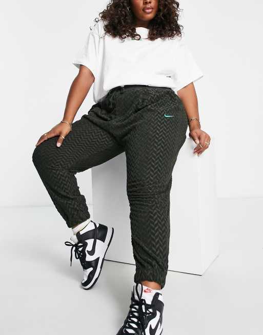 Nike gingham check discount joggers