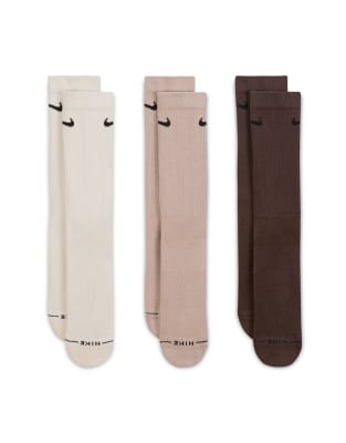 Nike Everyday Plus 3 Pack Crew Socks In Multi