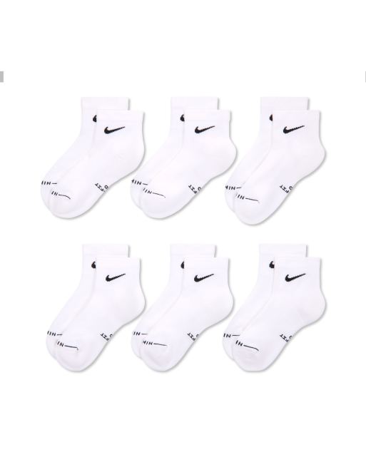 Nike Everyday Plus 6 pack ankle socks in white , 2 of 4