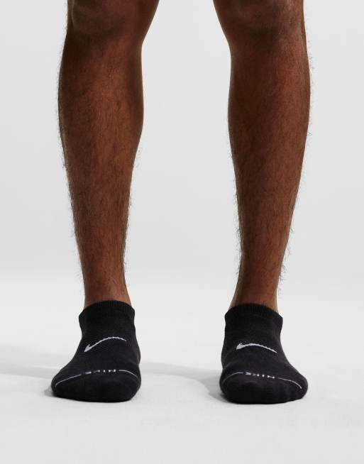 Nike Everyday Plus 6 pack sneaker socks in black, 3 of 3