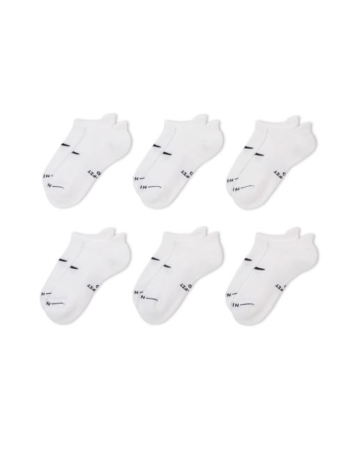 Nike Everyday Plus 6 pack sneaker socks in white, 2 of 4