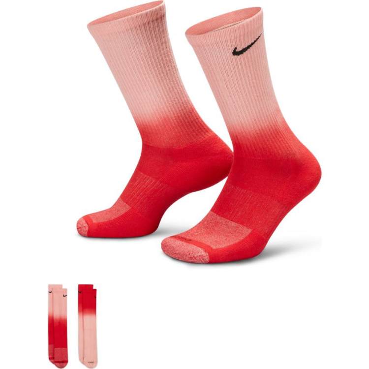 Nike - Everyday Plus - Lot de 2 paires de chaussettes rembourrées - Bleu  dégradé