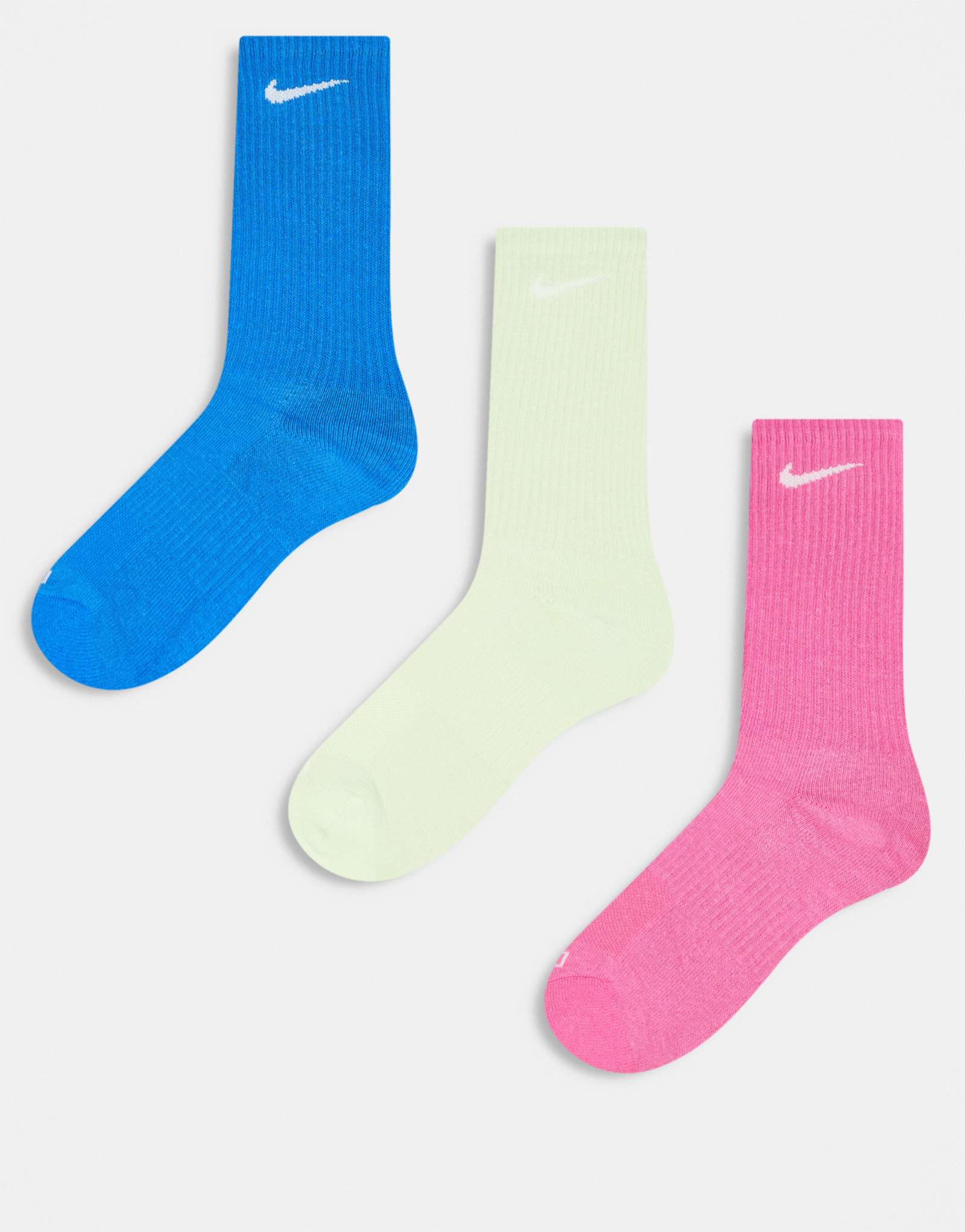 Мягкие носки Nike Everyday Plus из 3 упаковок светло-зеленого цвета