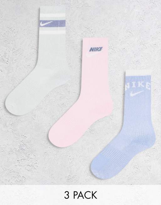 Nike Everyday Plus Cushioned 3 pack crew socks in multi