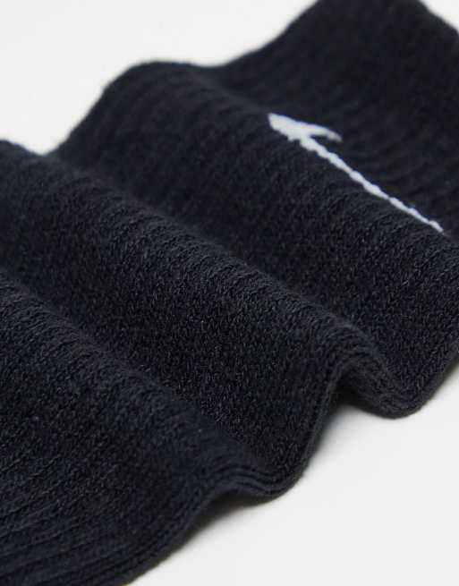 Nike Everyday Plus Cushioned 6 pack crew socks in black