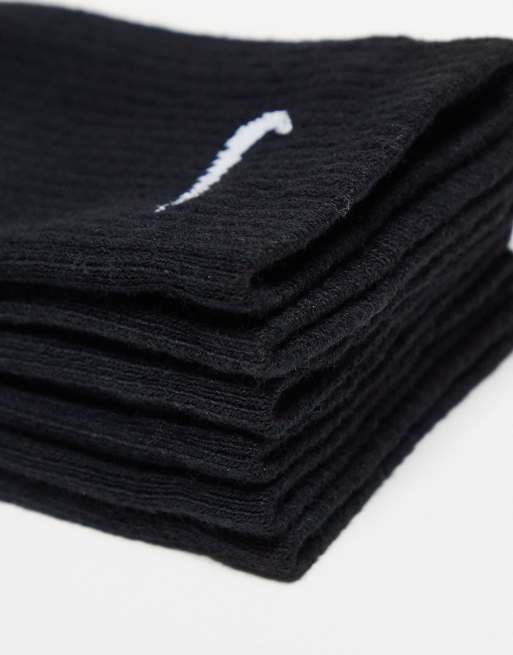 Nike Everyday Plus Cushioned 6 pack crew socks in black