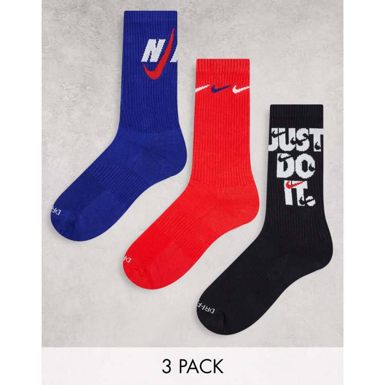 mens red nike socks
