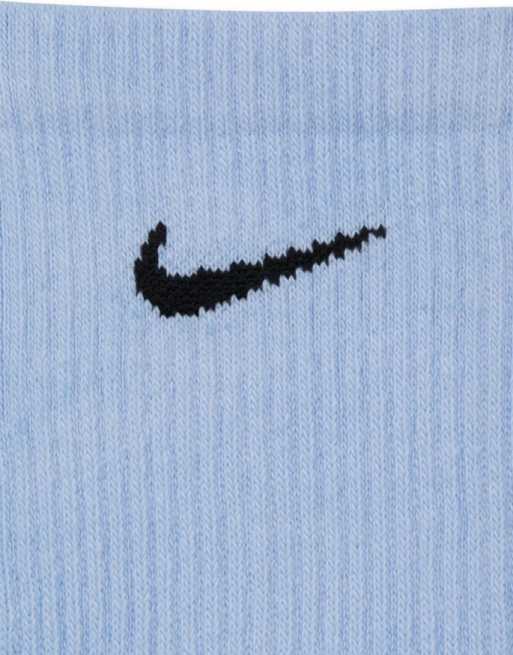 Nike Everyday Plus Cushioned dip-dye 2 pack crew socks in blue, 3 of 4