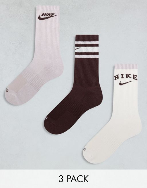Nike - Everyday Plus Cushioned - Set van 3 paar sokken in multi