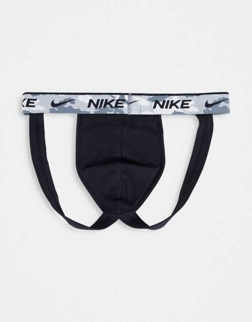 Nike – Everyday – Svart suspensoar med kamouflagemönstrat midjeresår, 3-pack, 4 av 4