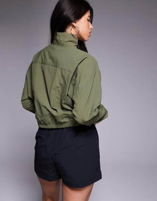 Nike Everything woven track jacket in khaki green