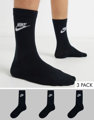 Nike - Evry Essential - Set van 3 paar sokken in zwart