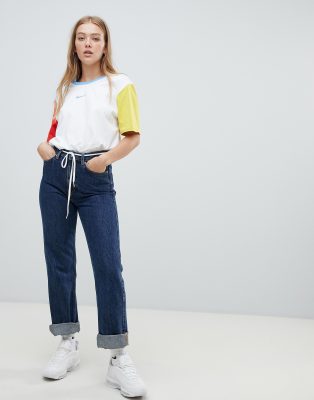 nike colorblock t shirt