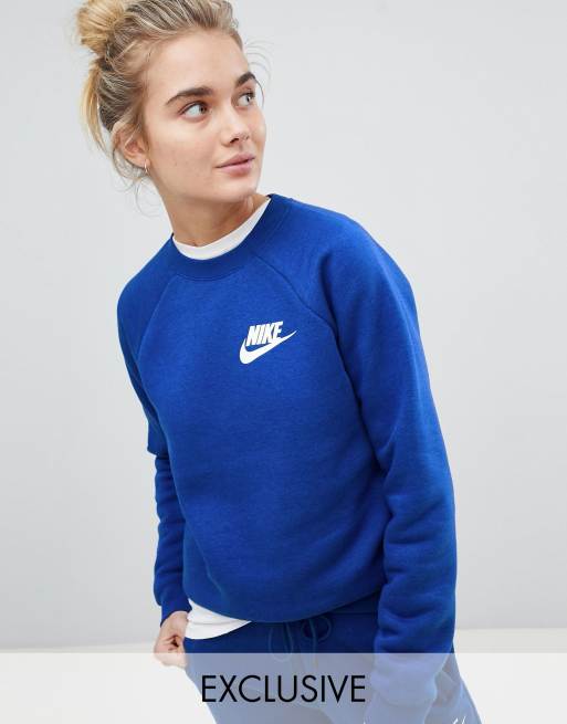 Nike rally best sale hoodie blue