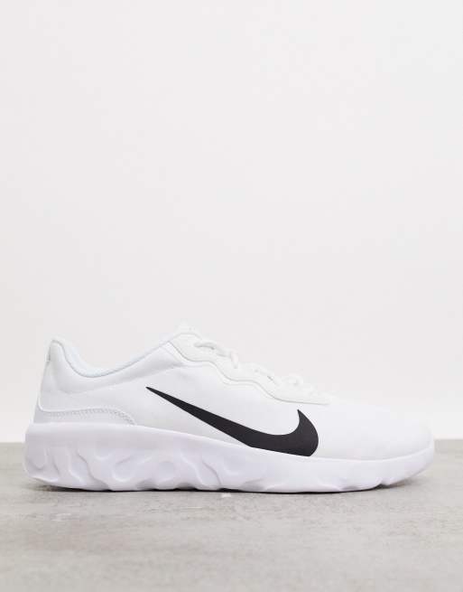 Nike Explore strada trainers in summit white black ASOS