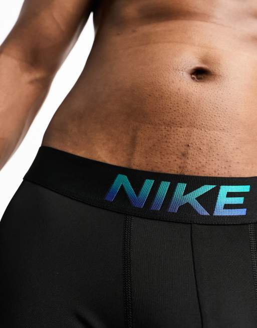 Nike Extra long boxer brief with swoosh in black