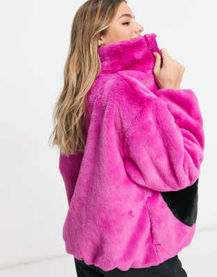 nike fur coat