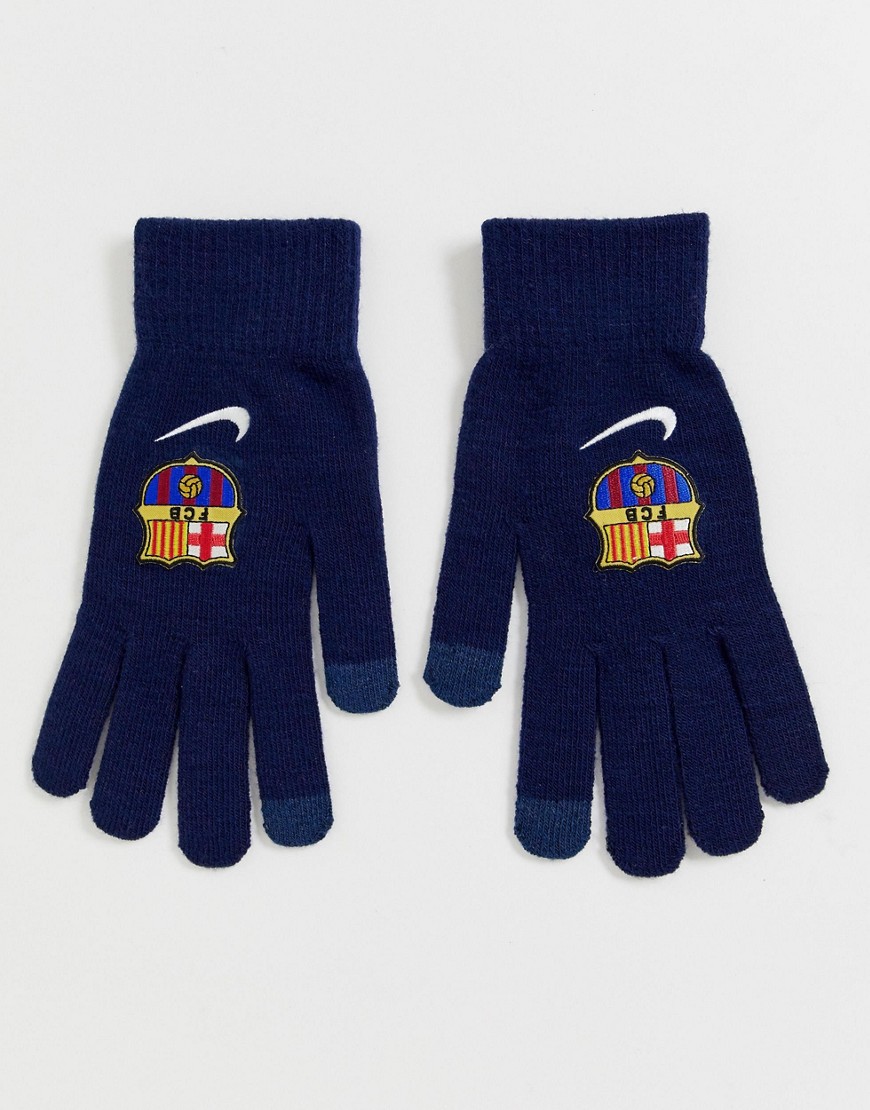 Nike – FC Barcelona – Handskar-Marinblå