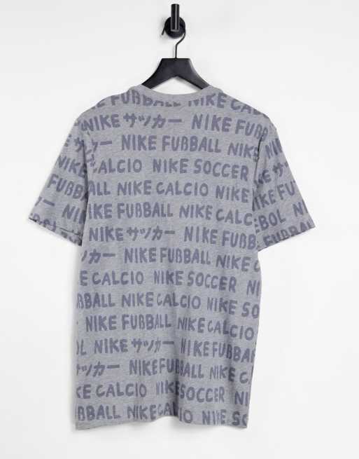 Nike – F.C Football – Dunkelgraues T-Shirt mit Grafik, 2 von 4