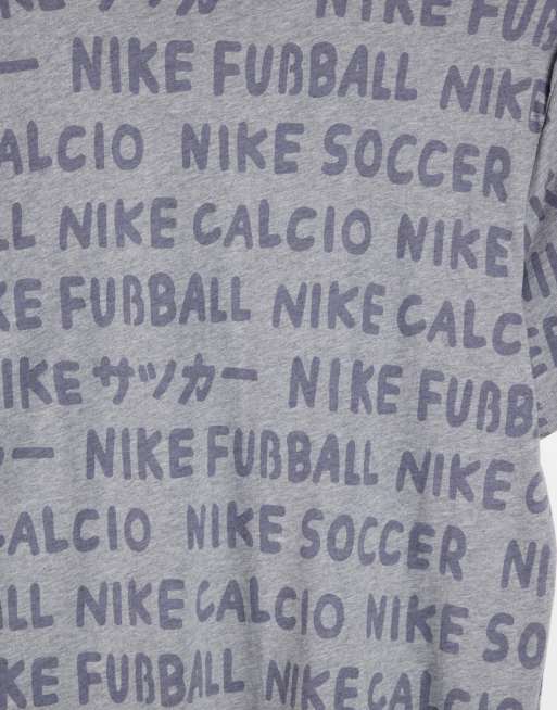 Nike – F.C Football – Dunkelgraues T-Shirt mit Grafik, 4 von 4