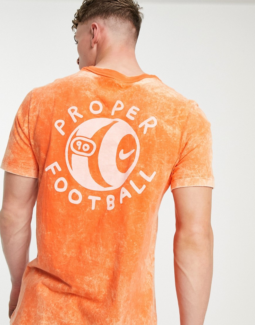 Nike – F.C. Football – T-Shirt in Orange