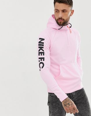 Nike FC Hoodie In Pink | ASOS