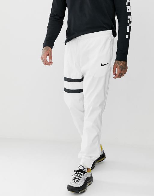 nike pantalon blanc